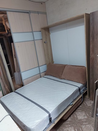 Подъемная шкаф-кровать с диваном Амалия во Владивостоке.jpg